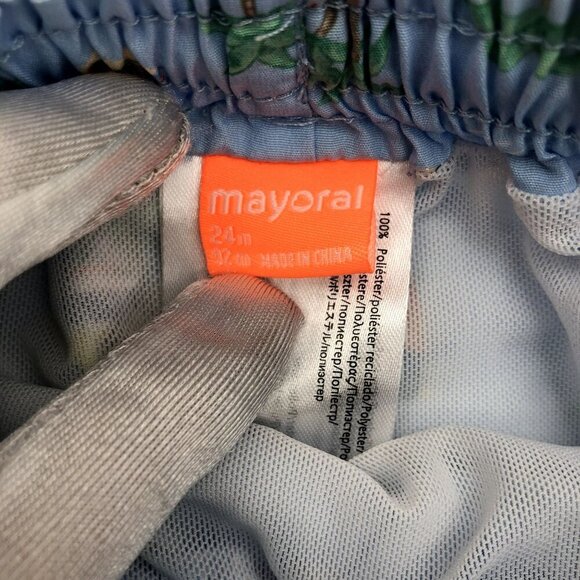 Boys 18-24M Swim Trunks BUNDLE Mayoral Primark Red Blue Vacation Swim Short - Picture 3 of 4